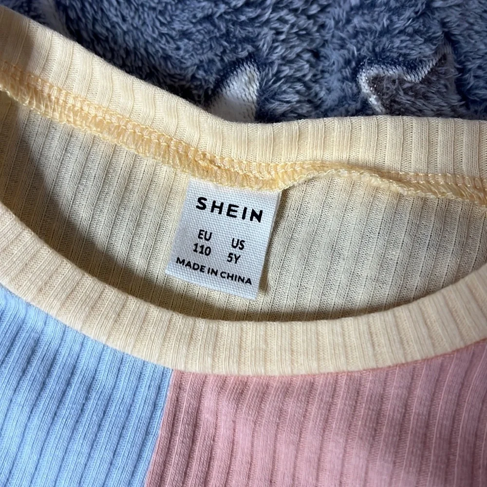 3/$12 Shein Ribbed Patchwork BodyCon Dress (5Y)